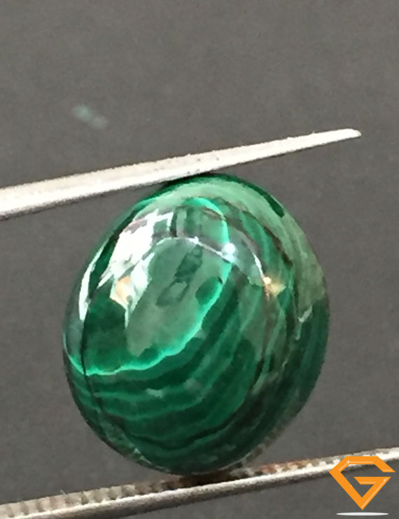 11.20 ct Natural Certified Malachite stone